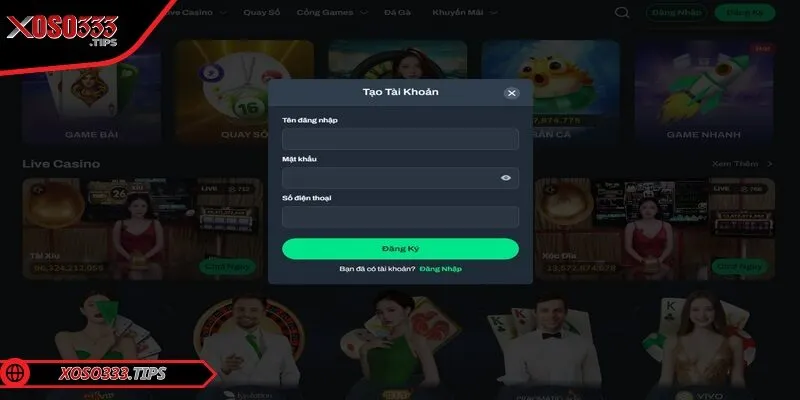 Cách chơi nhà cái Xoso333 chi tiết nhất dành cho newbie 2 Cần tạo tài khoản an toàn để chơi game đổi thưởng