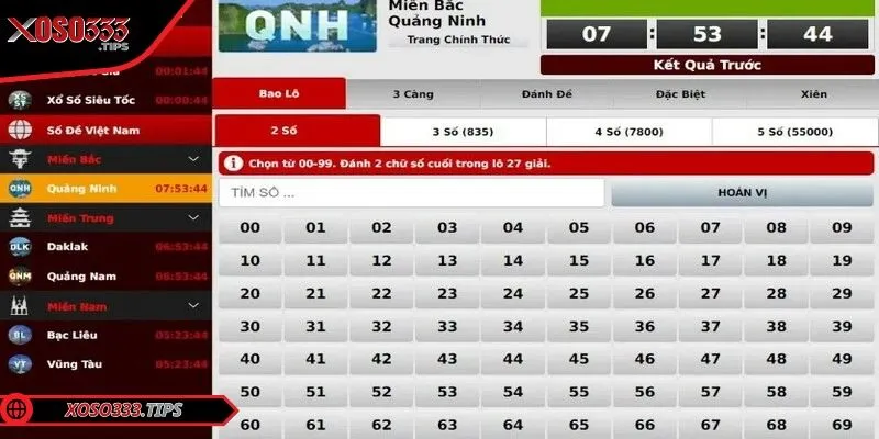 Xổ số miền Bắc Xoso333 - Hình thức giúp người chơi đổi đời 3 Đưa ra hình thức chơi phù hợp